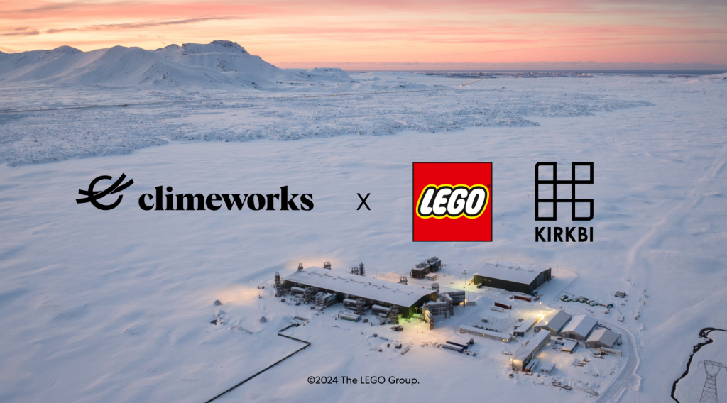 The LEGO Group and KIRKBI both signed a 9-year carbon removal agreement with Climeworks.