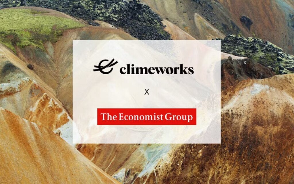 The Economist Group becomes the first media group to include Climeworks' carbon dioxide removal in its sustainability strategy