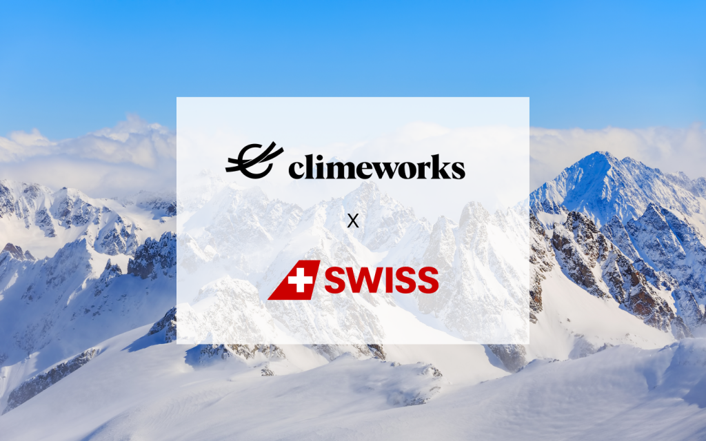 SWISS and Lufthansa Group are Climeworks' first airline customers
